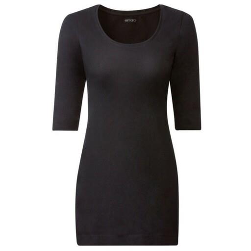 تونیک برند آلمانی esmara سایز M اروپایی رنگ مشکی مدل آستین کوتاه